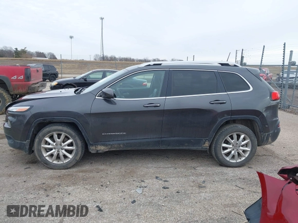 2016 Jeep Cherokee Limited with VIN 1C4PJMDS6GW120374, listed as a IAAI auction lot 41540008 with 102,131 mi miles and . Bid and sale history available at DreamBid. Image 14.
