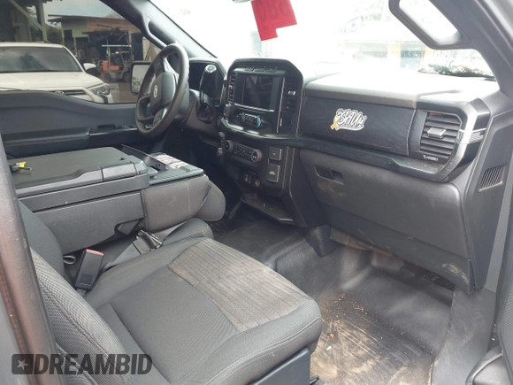 2021 Ford F-150 XL with VIN 1FTEW1EP0MFB94936, listed as a IAAI auction lot 41594393 with 57,033 mi miles. Bid and sale history available at carsss.com. Image 5.