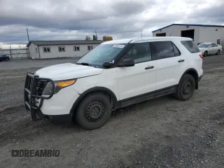 2015 Ford Utility Police Interceptor with VIN 1FM5K8AR9FGB25943, listed as a Copart auction lot 78365124 with 153,322 mi miles and Salvage Title. Bid and sale history available at carsss.com. Image 1.