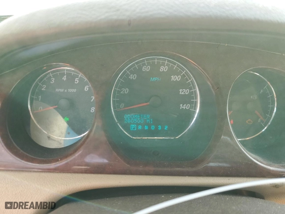 2008 Buick Lucerne CXL with VIN 1G4HD57268U170861, listed as a Copart auction lot 49670545 with 280,500 mi miles and Salvage Title. Bid and sale history available at carsss.com. Image 9.