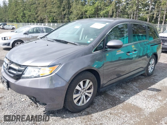 2015 Honda Odyssey EX z VIN 5FNRL5H49FB025993, wystawiony jako IAAI lot #42316946 z przebiegiem 47 694 mil mil oraz . Historia ofert i sprzedaży dostępna na DreamBid. Obrazek 2.