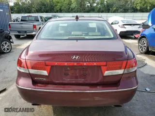 2009 Hyundai Azera GLS with VIN KMHFC46D19A358682, listed as a Copart auction lot 65164534 with 168,592 mi miles and Salvage Title. Bid and sale history available at carsss.com. Image 6.