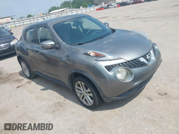 2015 Nissan Juke S with VIN JN8AF5MRXFT507850, listed as a IAAI auction lot 42451267 with 124,891 mi miles and . Bid and sale history available at DreamBid. Image 1.