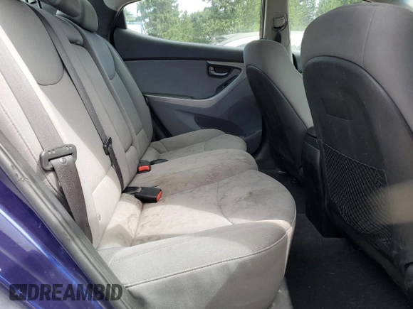 2013 Hyundai Elantra GLS with VIN 5NPDH4AE7DH441418, listed as a Copart auction lot 64474495 with 201,244 mi miles and Clean title. Bid and sale history available at DreamBid. Image 10.