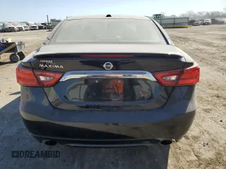 2017 Nissan Maxima S with VIN 1N4AA6AP8HC425563, listed as a Copart auction lot 48754235 with 50,812 mi miles and Salvage Title. Bid and sale history available at DreamBid. Image 6.