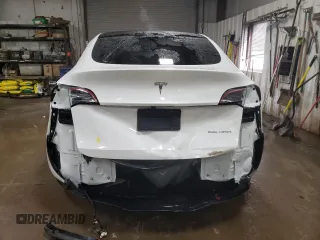 2023 Tesla Model Y Long Range with VIN 7SAYGDEE6PF806434, listed as a Copart auction lot 51455035 with Not Provided miles and Salvage Title. Bid and sale history available at DreamBid. Image 6.