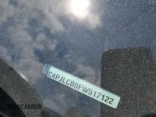 2015 Jeep Cherokee Latitude with VIN 1C4PJLCB0FW517122, listed as a Copart auction lot 53063205 with 0 mi miles and Salvage Title. Bid and sale history available at carsss.com. Image 13.