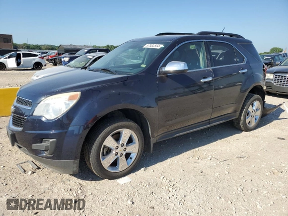 2015 Chevrolet Equinox LT with VIN 2GNFLFE35F6270114, listed as a Copart auction lot 57382584 with 166,027 mi miles and Salvage Title. Bid and sale history available at DreamBid. Image 1.