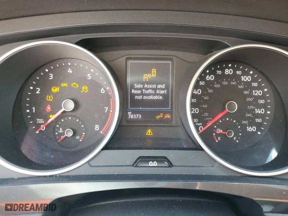 2021 Volkswagen Tiguan S with VIN 3VV1B7AX8MM008418, listed as a Copart auction lot 49654805 with 78,373 mi miles and Non Repairable. Bid and sale history available at carsss.com. Image 9.