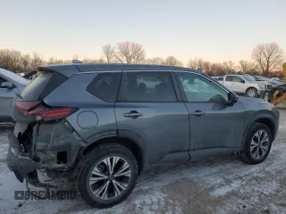 2022 Nissan Rogue SV with VIN 5N1BT3BB9NC671376, listed as a Copart auction lot 41855375 with 39,011 mi miles and Salvage Title. Bid and sale history available at carsss.com. Image 3.
