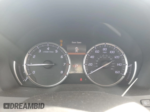 2018 Acura MDX Advance with VIN 5J8YD4H83JL026523, listed as a Copart auction lot 84719884 with 42,168 mi miles and Salvage Title. Bid and sale history available at carsss.com. Image 9.