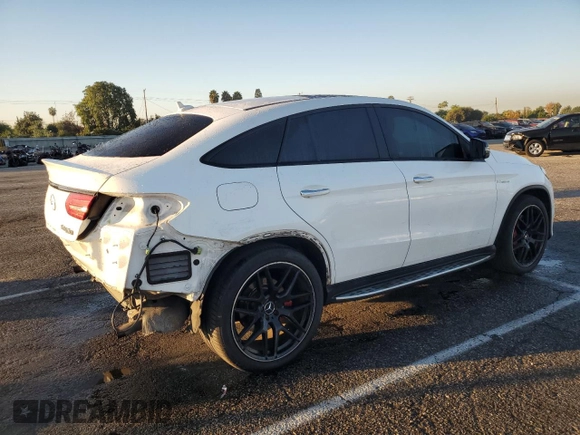 2016 Mercedes-Benz GLE 63 S AMG with VIN 4JGED7FB7GA037168, listed as a Copart auction lot 77898364 with 79,850 mi miles and Salvage title. Bid and sale history available at DreamBid. Image 3.