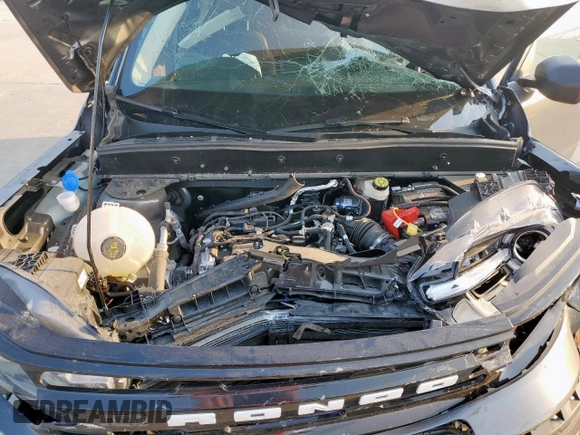 2024 Ford Bronco Sport Outer Banks with VIN 3FMCR9C65RRF13387, listed as a Copart auction lot 57035705 with 5,488 mi miles and Salvage title. Bid and sale history available at DreamBid. Image 12.