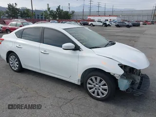 2015 Nissan Sentra S with VIN 3N1AB7AP8FY302706, listed as a IAAI auction lot 42039775 with 148,694 mi miles. Bid and sale history available at carsss.com. Image 1.