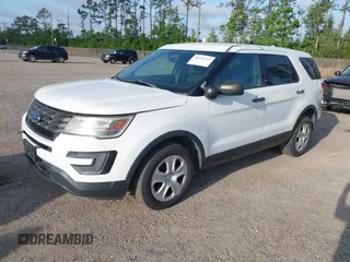 2017 Ford Police Interceptor Utility with VIN 1FM5K8AR0HGB92630, listed as a IAAI auction lot 42276713 with Not provided miles and . Bid and sale history available at DreamBid. Image 16.