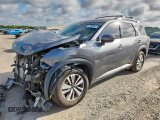 2023 Nissan Pathfinder SL with VIN 5N1DR3CA4PC209839, listed as a Copart auction lot 65969665 with 48,743 mi miles and Clean title. Bid and sale history available at DreamBid. Image 1.