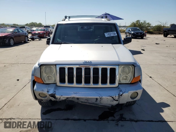 2006 Jeep Commander Limited z VIN 1J8HH58N46C125639, wystawiony jako Copart lot #74521154 z przebiegiem 276 411 mil mil oraz Szkoda całkowita • Salvage title. Historia ofert i sprzedaży dostępna na DreamBid. Obrazek 5.