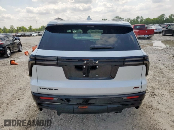 2025 Chevrolet Traverse with VIN 1GNERLRS3SJ140565, listed as a Copart auction lot 57420765 with Not provided miles and Salvage title. Bid and sale history available at DreamBid. Image 6.