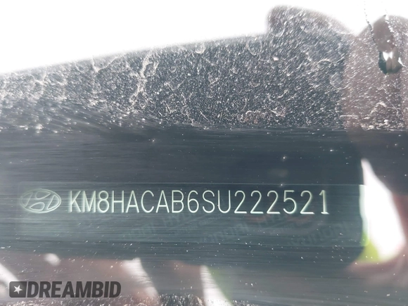 2025 Hyundai Kona SE with VIN KM8HACAB6SU222521, listed as a IAAI auction lot 41354659 with 1,886 mi miles. Bid and sale history available at carsss.com. Image 18.