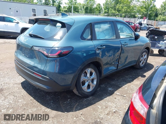 2023 Honda HR-V LX with VIN 3CZRZ2H31PM726863, listed as a IAAI auction lot 42551517 with 28,077 mi miles and . Bid and sale history available at DreamBid. Image 4.