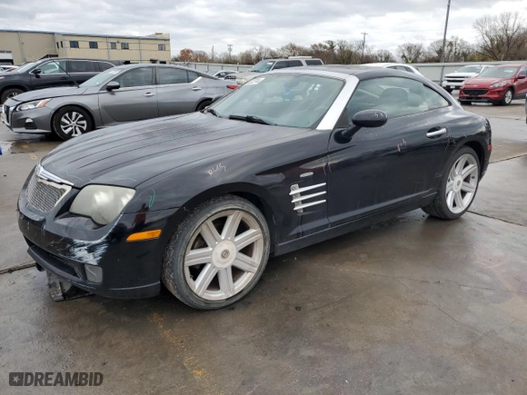 2006 Chrysler Crossfire Limited with VIN 1C3AN69L36X069467, listed as a Copart auction lot 84802744 with 135,758 mi miles and Salvage Title. Bid and sale history available at carsss.com. Image 1.