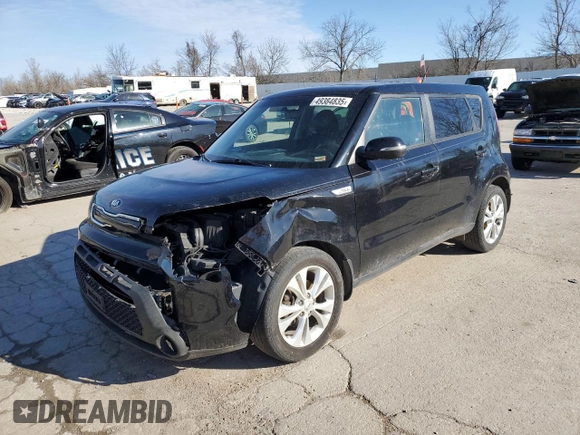 2014 Kia Soul + with VIN KNDJP3A51E7079950, listed as a Copart auction lot 49384835 with 156,528 mi miles and Clean Title. Bid and sale history available at DreamBid. Image 1.