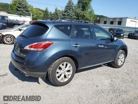 2012 Nissan Murano S with VIN JN8AZ1MW5CW215426, listed as a Copart auction lot 71304894 with 123,177 mi miles and Non Repairable. Bid and sale history available at DreamBid. Image 3.