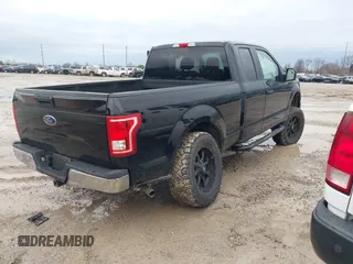 2017 Ford F-150 XL with VIN 1FTEX1E87HFB37824, listed as a IAAI auction lot 41222852 with 86,257 mi miles. Bid and sale history available at carsss.com. Image 4.