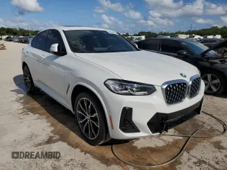 2022 BMW X4 xDrive30i with VIN 5UX33DT03N9J86660, listed as a Copart auction lot 49048433 with 13,694 mi miles. Bid and sale history available at carsss.com. Image 4.
