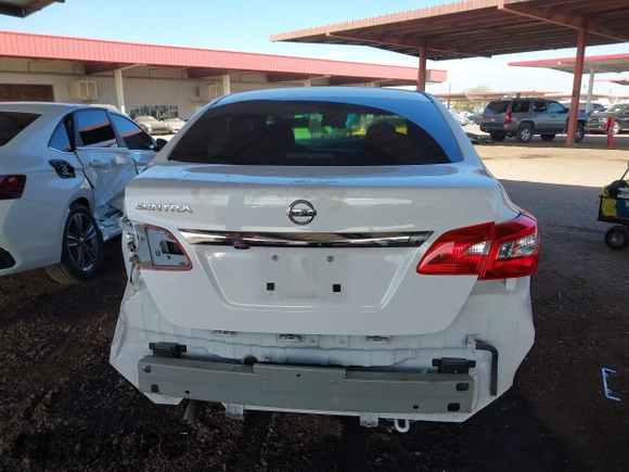 2018 Nissan Sentra SV with VIN 3N1AB7APXJY343282, listed as a IAAI auction lot 41543458 with 93,826 mi miles. Bid and sale history available at carsss.com. Image 16.