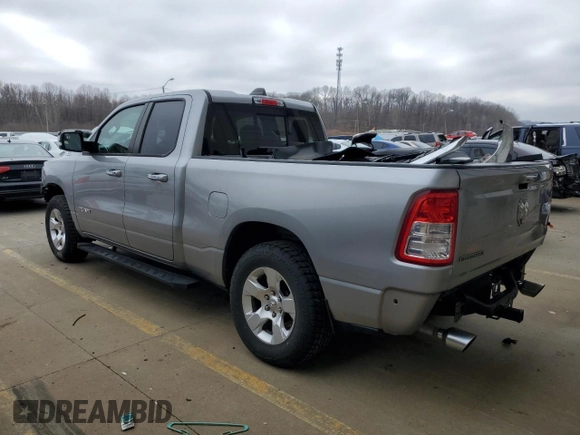 2020 Ram 1500 Big Horn with VIN 1C6RREBT1LN252761, listed as a Copart auction lot 43066795 with 103,821 mi miles and Salvage Title. Bid and sale history available at carsss.com. Image 2.