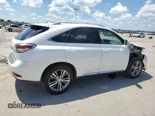 2015 Lexus RX 350 with VIN 2T2ZK1BA0FC197968, listed as a Copart auction lot 53550905 with 90,433 mi miles and Salvage Title. Bid and sale history available at carsss.com. Image 3.