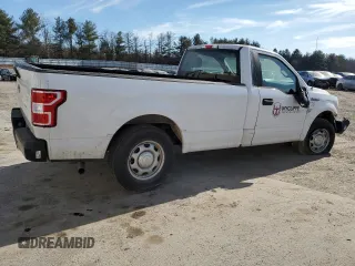 2018 Ford F-150 XL with VIN 1FTMF1CB8JKF26076, listed as a Copart auction lot 42238285 with 149,617 mi miles and Salvage Title. Bid and sale history available at carsss.com. Image 3.