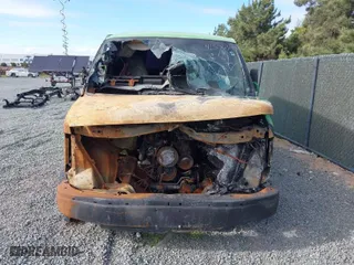 2009 Chevrolet Express Cargo Van with VIN 1GCFG15XX91110756, listed as a IAAI auction lot 41556340 with 1 mi miles. Bid and sale history available at carsss.com. Image 12.