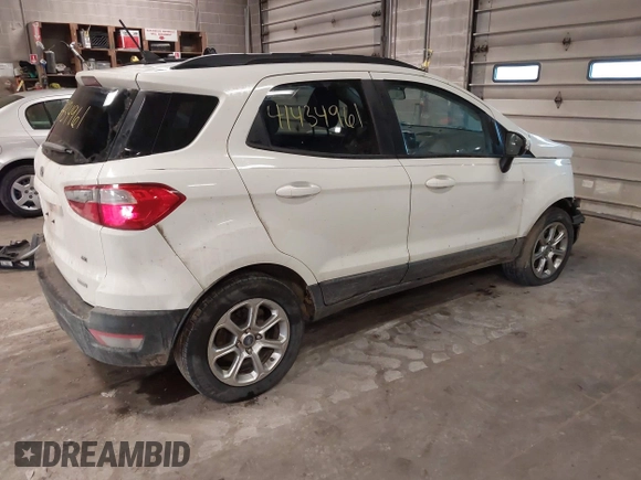 2019 Ford EcoSport SE with VIN MAJ3S2GE5KC290943, listed as a IAAI auction lot 41434961 with 168,376 mi miles and . Bid and sale history available at DreamBid. Image 4.