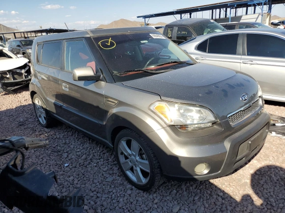 2010 Kia Soul + with VIN KNDJT2A22A7044114, listed as a Copart auction lot 69849854 with 122,320 mi miles and Salvage Title. Bid and sale history available at carsss.com. Image 4.