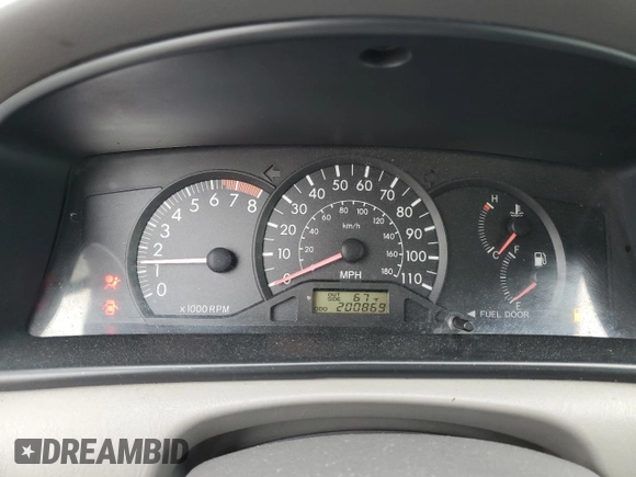 2006 Toyota Corolla CE with VIN JTDBR32E260062632, listed as a Copart auction lot 58434515 with 200,869 mi miles and Salvage title. Bid and sale history available at DreamBid. Image 9.