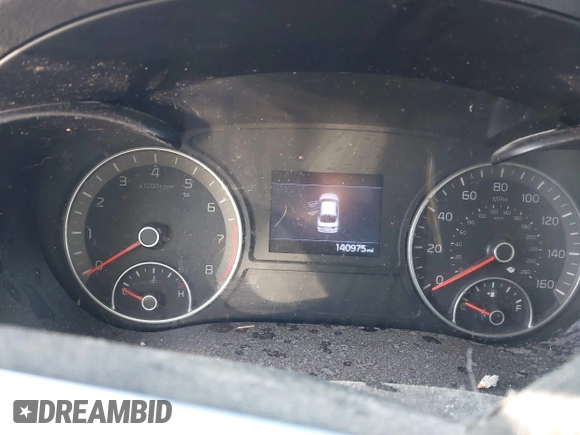 2019 Kia Optima LX with VIN 5XXGT4L35KG359896, listed as a IAAI auction lot 41849243 with 140,975 mi miles. Bid and sale history available at carsss.com. Image 16.