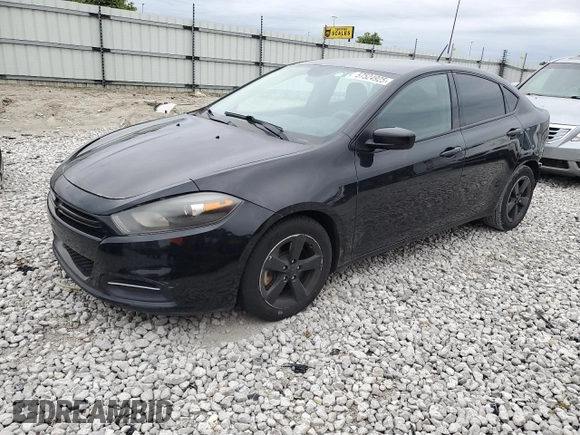 2015 Dodge Dart SXT with VIN 1C3CDFBB2FD364767, listed as a Copart auction lot 57524925 with 73,010 mi miles and Salvage title. Bid and sale history available at DreamBid. Image 1.