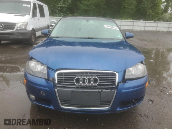 2008 Audi A3 z VIN WAUNF78P08A040421, wystawiony jako Copart lot #57497415 z przebiegiem 135 032 mil mil oraz Szkoda całkowita • Salvage title. Historia ofert i sprzedaży dostępna na DreamBid. Obrazek 5.