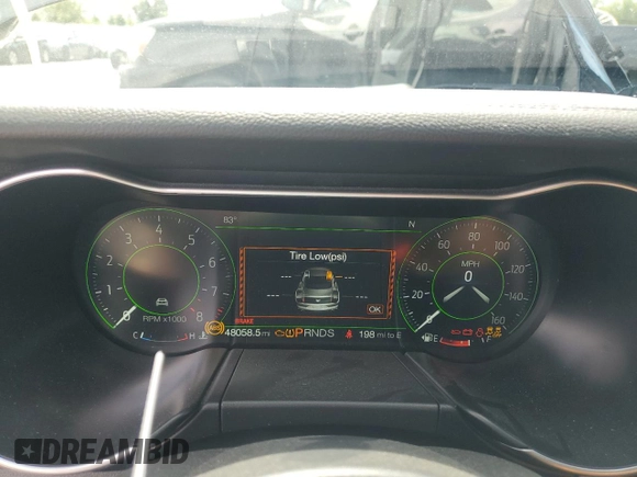 2019 Ford Mustang GT with VIN 1FA6P8CF3K5142116, listed as a Copart auction lot 55519545 with 48,058 mi miles and Salvage title. Bid and sale history available at DreamBid. Image 9.
