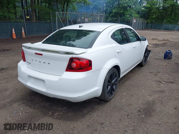 2014 Dodge Avenger SE with VIN 1C3CDZAB0EN148086, listed as a IAAI auction lot 42234364 with 200,650 mi miles and . Bid and sale history available at DreamBid. Image 4.