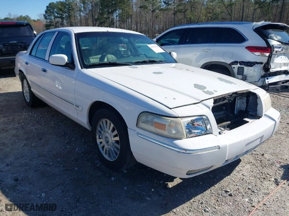 2007 Mercury Grand Marquis LS with VIN 2MEFM75V57X630666, listed as a IAAI auction lot 41791234 with 155,290 mi miles. Bid and sale history available at carsss.com. Image 1.