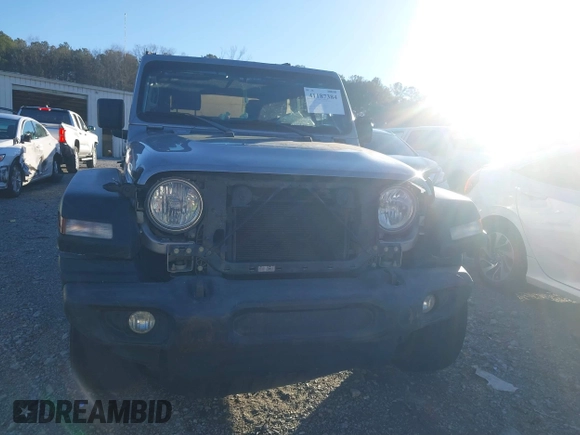 2018 Jeep Wrangler Unlimited Sport S z VIN 1C4HJXDG0JW158935, wystawiony jako IAAI lot #41187384 z przebiegiem 69 721 mil mil oraz . Historia ofert i sprzedaży dostępna na DreamBid. Obrazek 12.