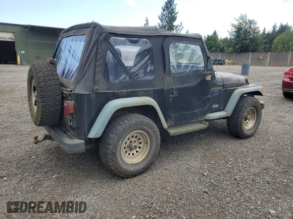 1998 Jeep Wrangler Sport z VIN 1J4FY19S7WP801709, wystawiony jako Copart lot #64495985 z przebiegiem 260 798 mil mil oraz Czysty tytuł • Clean title. Historia ofert i sprzedaży dostępna na DreamBid. Obrazek 3.