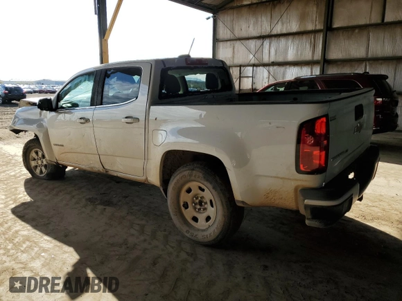 2020 Chevrolet Colorado 2WD Work Truck with VIN 1GCGSBEN8L1244664, listed as a Copart auction lot 48794585 with 153,936 mi miles and Salvage title. Bid and sale history available at DreamBid. Image 2.