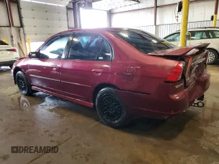 2003 Honda Civic EX with VIN 2HGES25743H588214, listed as a Copart auction lot 51845065 with 194,677 mi miles and Salvage Title. Bid and sale history available at DreamBid. Image 2.