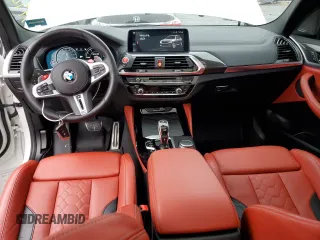 2020 BMW X3 M Competition z VIN 5YMTS0C01L9B23531, wystawiony jako Copart lot #73470892 z przebiegiem 27 432 mil mil oraz . Historia ofert i sprzedaży dostępna na DreamBid. Obrazek 8.