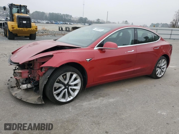 2020 Tesla Model 3 Long Range with VIN 5YJ3E1EB6LF620422, listed as a Copart auction lot 48899245 with 82,245 mi miles and Salvage Title. Bid and sale history available at carsss.com. Image 1.