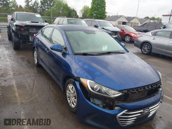 2017 Hyundai Elantra SE with VIN 5NPD74LF9HH179562, listed as a IAAI auction lot 41965114 with 102,984 mi miles and . Bid and sale history available at DreamBid. Image 1.